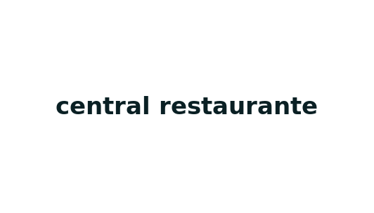central restaurante