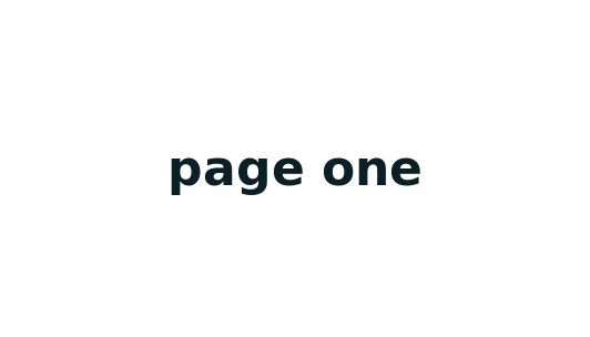page one